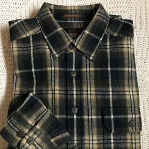 Weatherproof Men’s Chamois Cloth Flannel Shirt